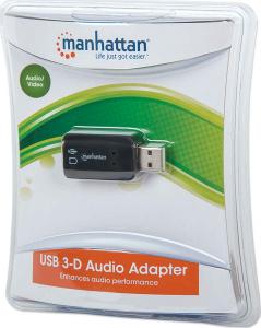 Karta dźwiękowa Manhattan Hi-Speed USB 3-D (150859) 9
