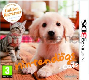 Nintendogs + Cats Golden Retriever Nintendo 3DS 1