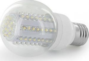 Whitenergy żarówka LED |E27 |80LED |230V |4W |kula B60 |ciepła biała | (07401) 1