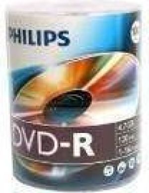 Philips DVD-R 4.7 GB 16x 100 sztuk (DM4S6B00F) 1