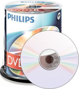 Philips DVD+R 4.7 GB 16x 100 sztuk (DR4S6B00F) 1