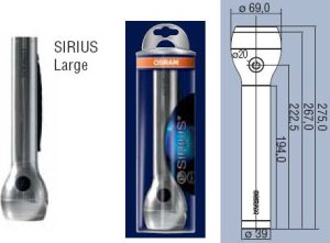 Latarka Osram SIRIUS LARGE 2,7W LED ALUMINIOWA 4008321957429 1