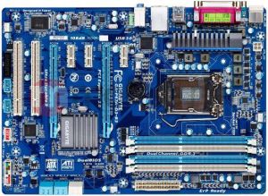 Płyta główna Gigabyte GA-P67A-D3-B3 Intel P67 LGA 1155 (2xPCX/DZW/GLAN/SATA3/USB3/RAID/DDR3/CROSSFIRE) 1