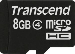 Karta Transcend MicroSDHC 8 GB Class 4  (TS8GUSDC4) 1