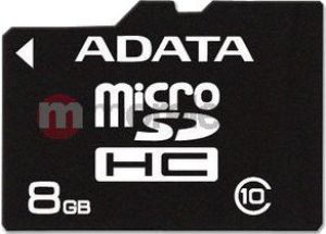Karta ADATA MicroSDHC Class 10  (AUSDH8GCL10RA1) 1