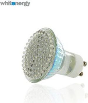 Whitenergy Żarówka LED |GU10 |80LED |230V |4W |ciepła biała | (06975) 1
