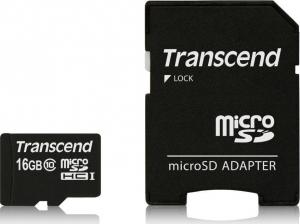 Karta Transcend MicroSDHC 16 GB Class 10  (TS16GUSDHC10) 1