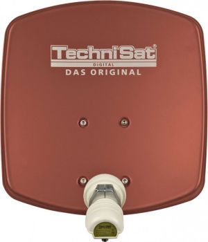 Antena RTV TechniSat DigiDish 45cm czerwona antena, singiel 1445/8194 1