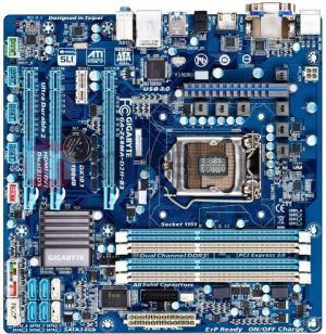 Płyta główna Gigabyte A-Z68MA-D2H-B3 Intel Z68 LGA 1155 (PCX/VGA/DZW/GLAN/SATA3/USB3/RAID/DDR3/SLI/CROOSFIRE) mATX 1
