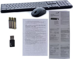 Klawiatura + mysz Genius SlimStar 8000 (31340035101) 4