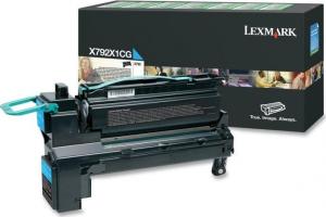 Toner Lexmark X792X1CG Cyan Oryginał  (X792X1CG) 1