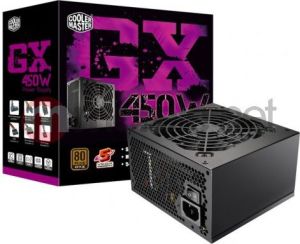 Zasilacz Cooler Master ATX GX 450W 80Plus single 12V rail (RS450-ACAAD3-EU) 2