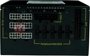 Zasilacz OCZ ZX-Series 1250W SLI Modular PSU 80Plus Gold - OCZ-ZX1250W-UN 2