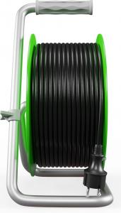 KEL Przedłużacz bębnowy STANDARD LINE, 4x2p+Z, 16A, 3680W, H05VV-F, 3x1,5; 40m, czarny (W-97372) 4