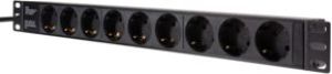 LogiLink Listwa zasilająca PDU 19" 1U 9x Schuko CEE 7/3 (PDU9C03) 2