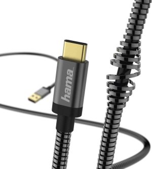 Kabel USB Hama USB-A - USB-C 1.5 m Czarny (001736360000) 5