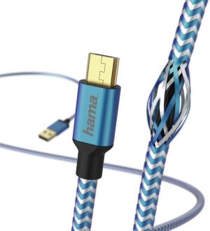 Kabel USB Hama USB-A - microUSB 1.5 m Niebieski (001782890000) 4