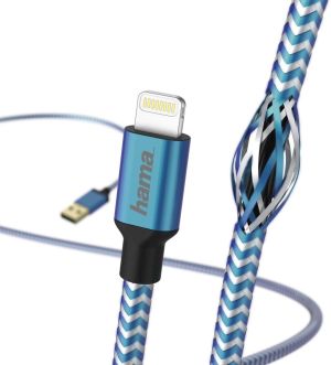 Kabel USB Hama USB-A - Lightning 1.5 m Niebieski (001783000000) 4