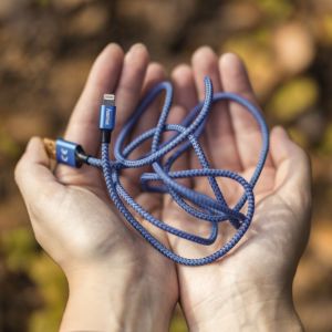 Kabel USB Hama USB-A - Lightning 1.5 m Niebieski (001783000000) 6