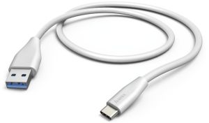 Kabel USB Hama USB-A - USB-C 1.5 m Biały (001783970000) 1