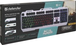 Klawiatura Defender Metal Hunter GK-140L  (45144) 2