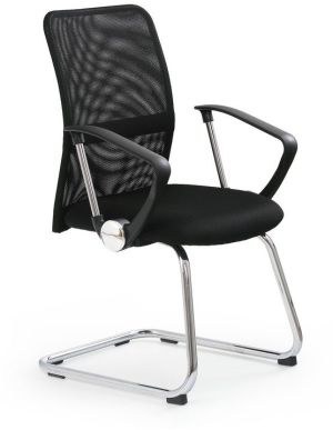 Krzesło biurowe Halmar Vire Skid Czarne 1