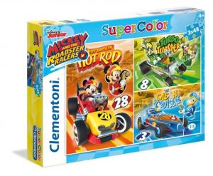 Clementoni Puzzle 3x48 elementów Mickey (25227) 1