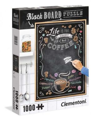 Clementoni Puzzle 1000 elementów Blackboard Coffee (39466) 1