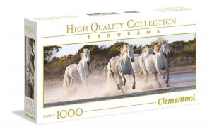 Clementoni Puzzle 1000el HQC Panorama. Running Horses 1