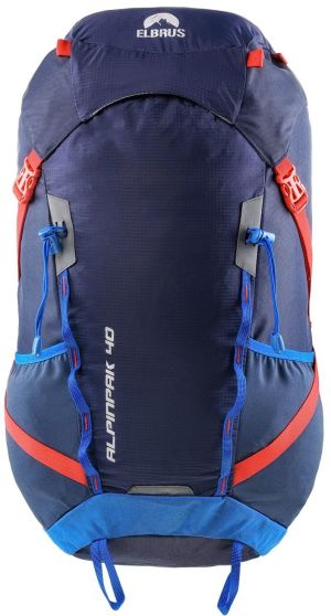 Plecak turystyczny Elbrus Plecak turystyczny Alpinpak 40L Estate Blue/ Victoria Blue/ Fiery Red 1