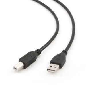 Kabel USB Gembird USB-A - USB-B 1 m Czarny (CCP-USB2-AMBM-1M) 1