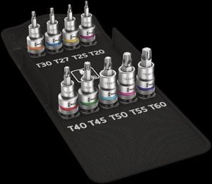 Wera Zestaw kluczy nasadowych Zyklop 1/2" TORX® HF z funkcją przytrzymywania (05004202001) 8