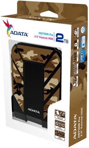 Dysk zewnętrzny HDD ADATA HD710M Pro 2TB Czarny (AHD710MP-2TU31-CCF) 7