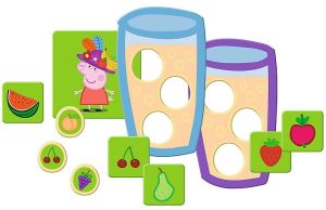 Trefl Gra planszowa Peppa Pig Fruit Day 5