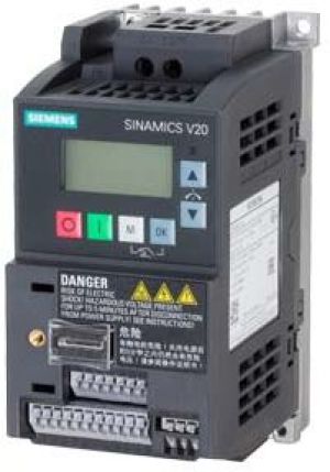 Siemens Falownik Sinamics Uwe=230V Uwy=3x230V 47-63Hz 0,25kW (6SL3210-5BB12-5UV1) 1