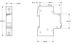 Siemens Rozłącznik modułowy 40A 1P 230V (5TL1140-0) 2