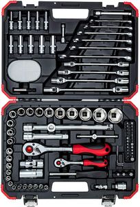 Zestaw narzędzi Carolus Carolus 5807.2092 Socket Spanner Set 1/4 + 1/2 Inch set of 92 - 3066622 1