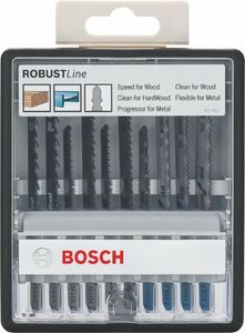 Bosch Zestaw brzeszczotów do wyrzynarki Wood and Metal, Robust Line, 10 szt. 1