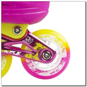Rolki Nils Extreme Łyżworolki NA1005 A różowe r. 35-38 7
