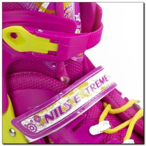 Rolki Nils Extreme Łyżworolki NA1005 A różowe r. 35-38 9