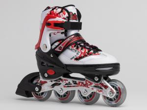 Rolki Nils Extreme Łyżworolki NJ3012 A czerwone r. 30-33 3