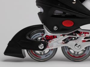 Rolki Nils Extreme Łyżworolki NJ3012 A czerwone r. 30-33 6