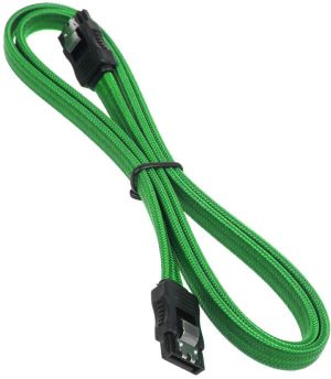 BitFenix Kabel SATA 3, 75cm, zielony (BFA-MSC-SATA375GK-RP) 2