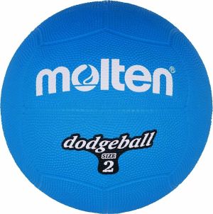 Molten Piłka gumowa Molten DB2-B dodgeball size 2 niebieska 1