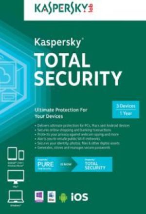 Kaspersky Lab Kaspersky Total Security Multi-Device 1 Device GLOBAL Key Kaspersky 3 Months 1