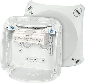 Hensel Puszka odgałęźna 104x104x70 5x2,5mm2 CU IP66 szara DK 0402 GZ (62000149) 18