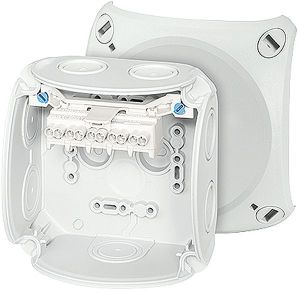 Hensel Puszka odgałęźna 104x104x70 5x2,5mm2 CU IP66 szara DK 0402 GZ (62000149) 7