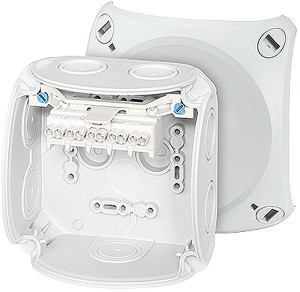 Hensel Puszka odgałęźna 104x104x70 5x2,5mm2 CU IP66 szara DK 0402 GZ (62000149) 8