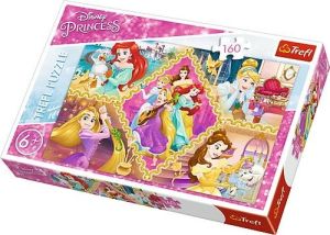 Trefl Puzzle 160 elementów. Przygody Ksieżniczek (GXP-630954) 1