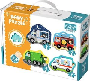 Trefl Puzzle Baby Classic, Pojazdy i zawody 1